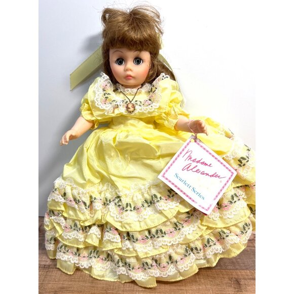 Madame Alexander Scarlett Series Sue Ellen Doll In Yellow Lace Dress - Picture 1 of 6